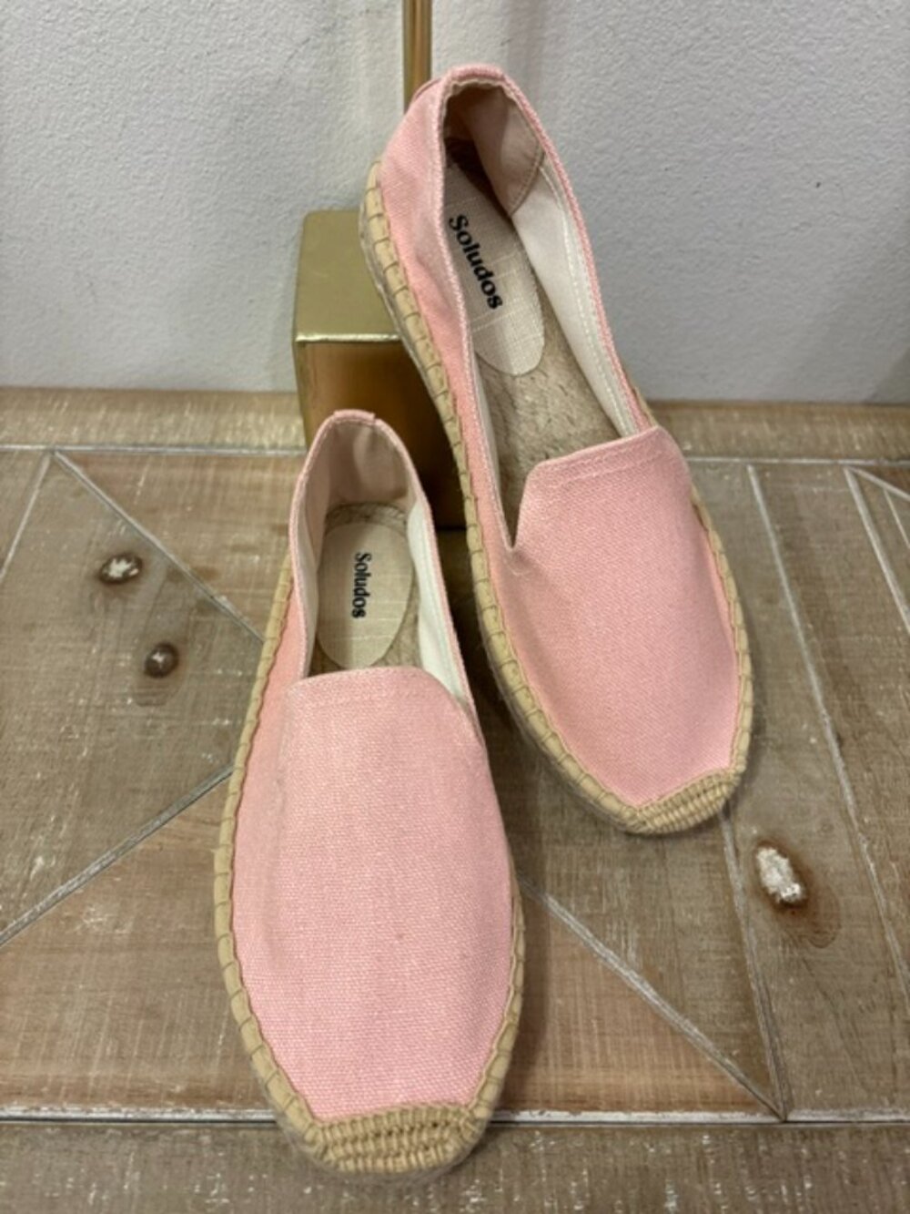 NWOT Soludos Smoking Platform Espadrille Dusty Rose Pink Sizes 7, 8, 10